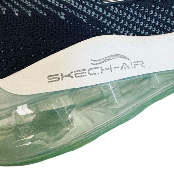 Skechers Go Run Air Blue Lace Up Skech-Air Athletic Sneakers. 10. - Picture 5 of 9
